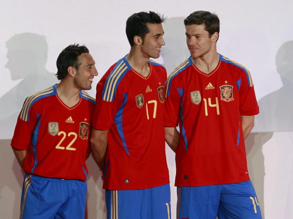 Presentación del nuevo uniforme de la selección española.