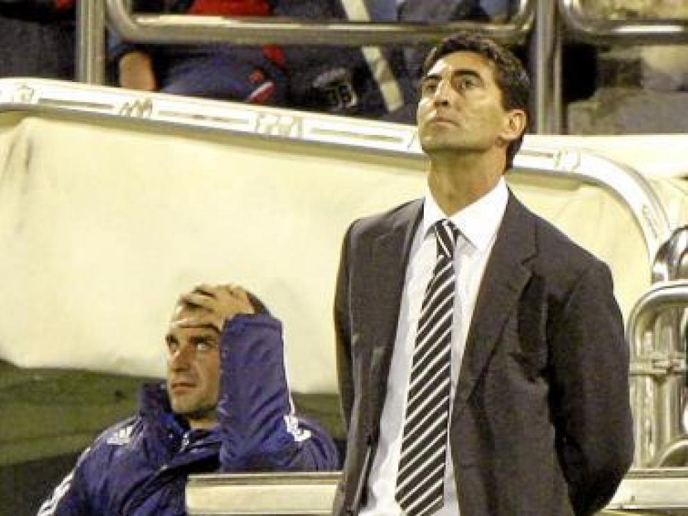 José Aurelio Gay, durante el partido contra el Sevilla.