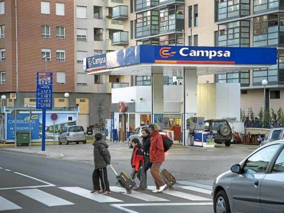 La estación de servicio se encuentra ubicada en el paseo de Ramón y Cajal.