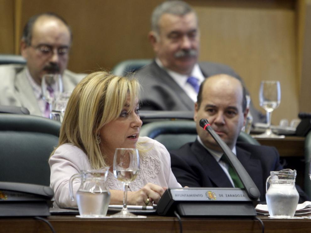 La portavoz del grupo municipal del Partido Popular en Zaragoza, Dolores Serrat
