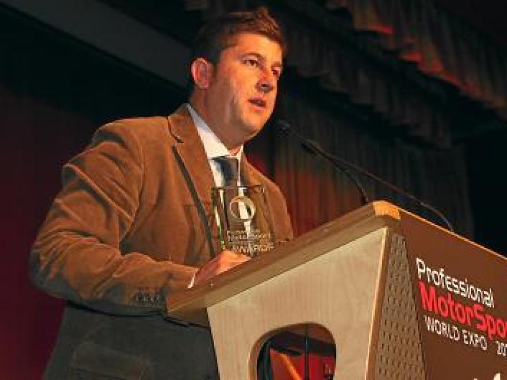 Tomé Alfonso, durante la entrega de galardones.