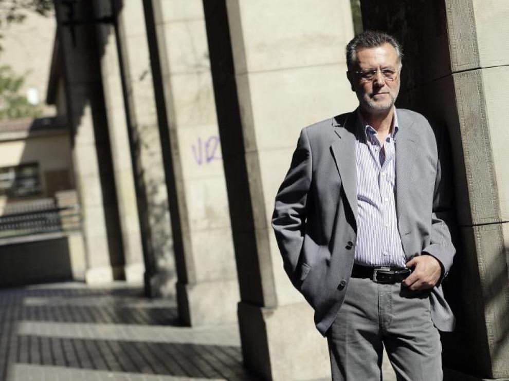 Manuel Castán, presidente de la Academia de l'Aragonés.