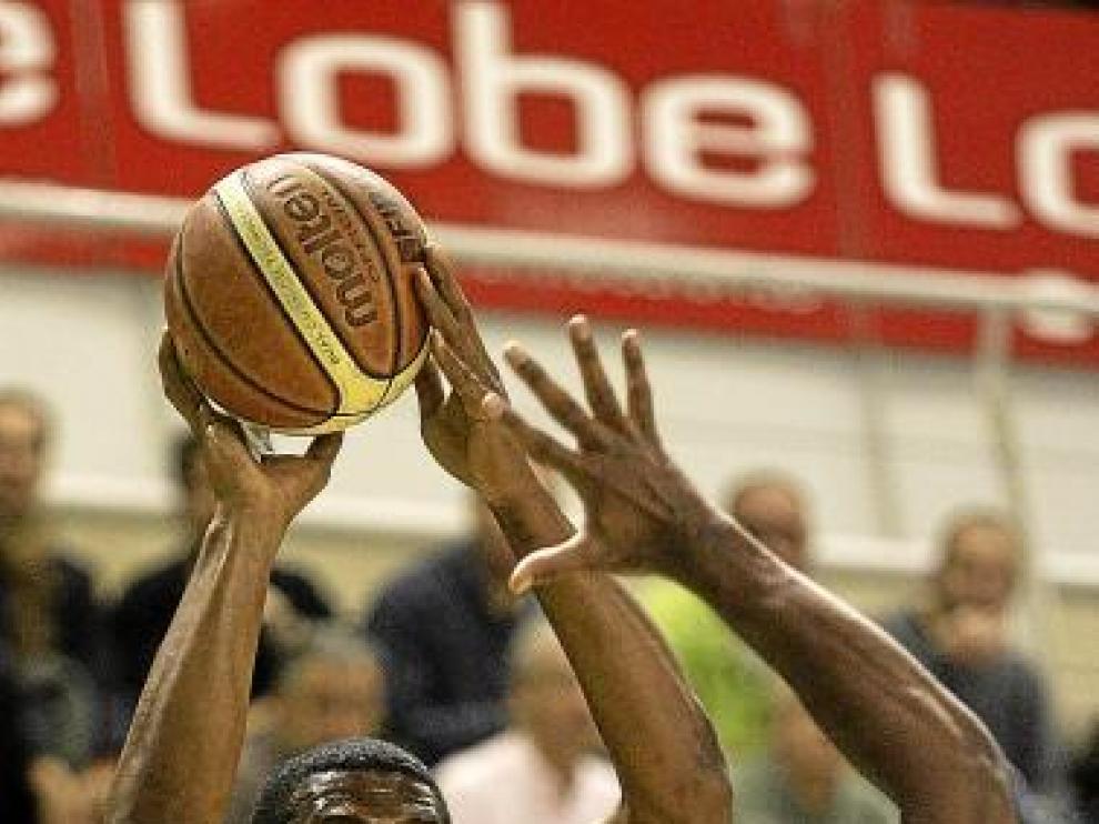 Johnson, minutos antes de caer lesionado ante el Breogán.