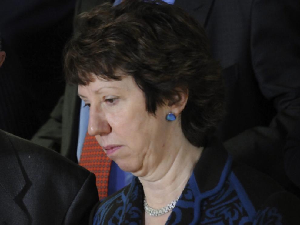 La alta representante europea, Catherine Ashton