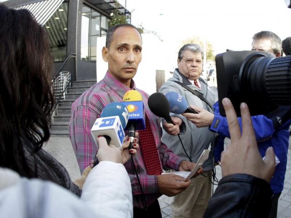 Adrián Álvarez, a su llegada a Cuba