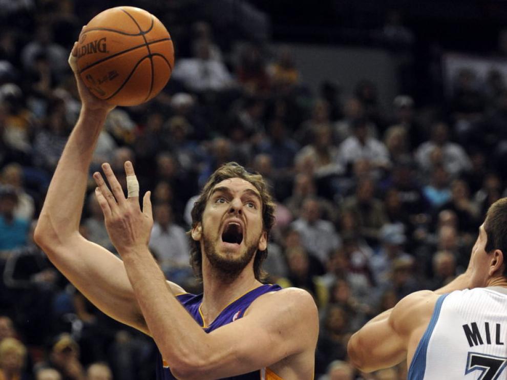 Pau Gasol, jugador de los Lakers