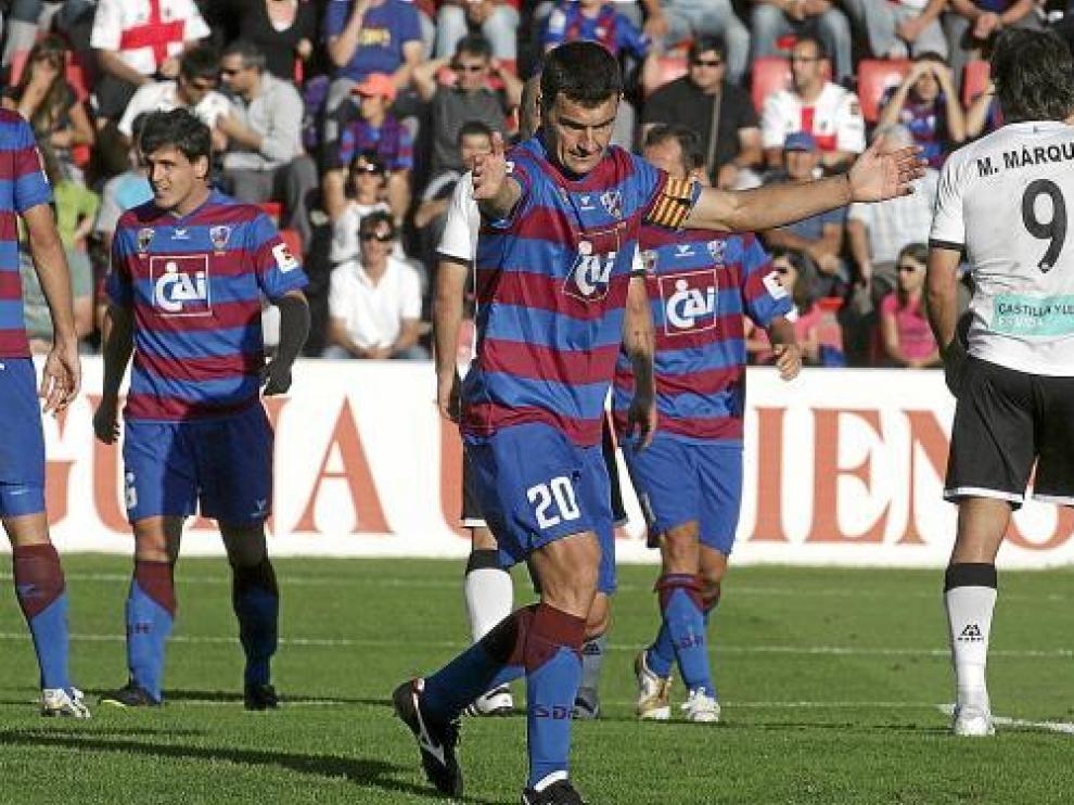 Sebas Corona, en el partido contra el Salamanca de esta temporada.