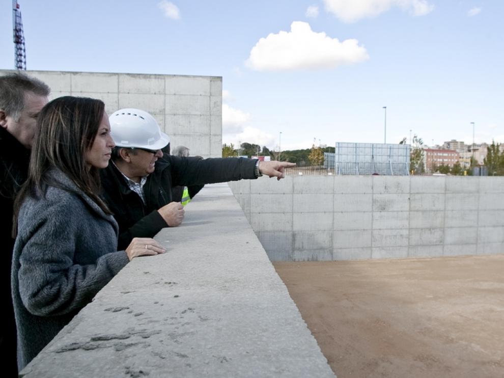 Corredor visitó las obras en Parque Venecia