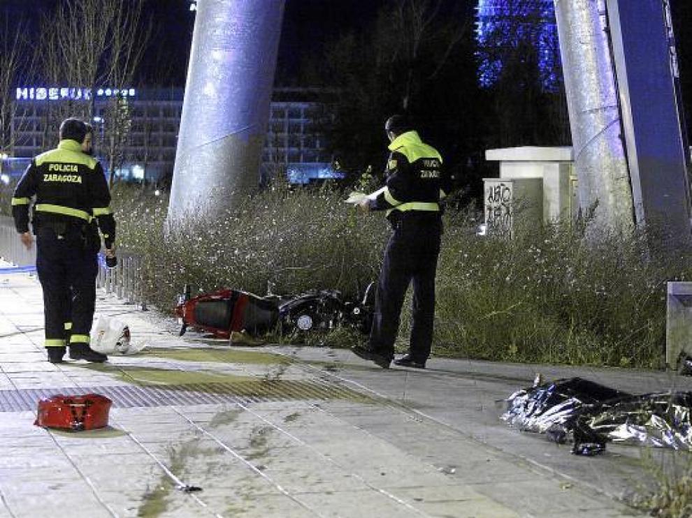 El último accidente mortal con un motorista como víctima se produjo el domingo en Zaragoza.