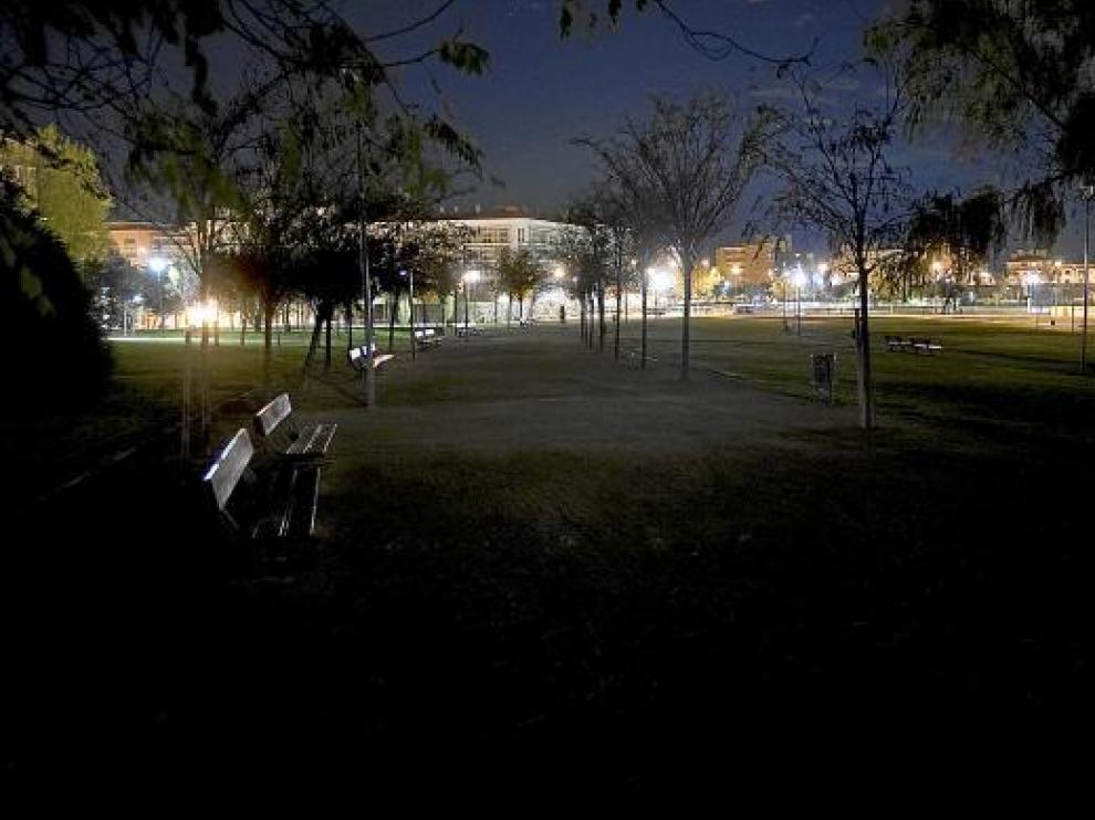 El parque de los Tapices, en Parque Goya II