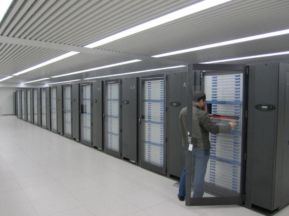 Tianhe 1A está en el Centro Nacional de Supercomputación de Tianjín (China)