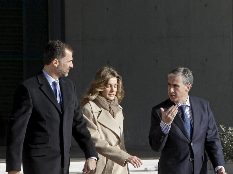 Jáuregui en un reciente viaje con los príncipes