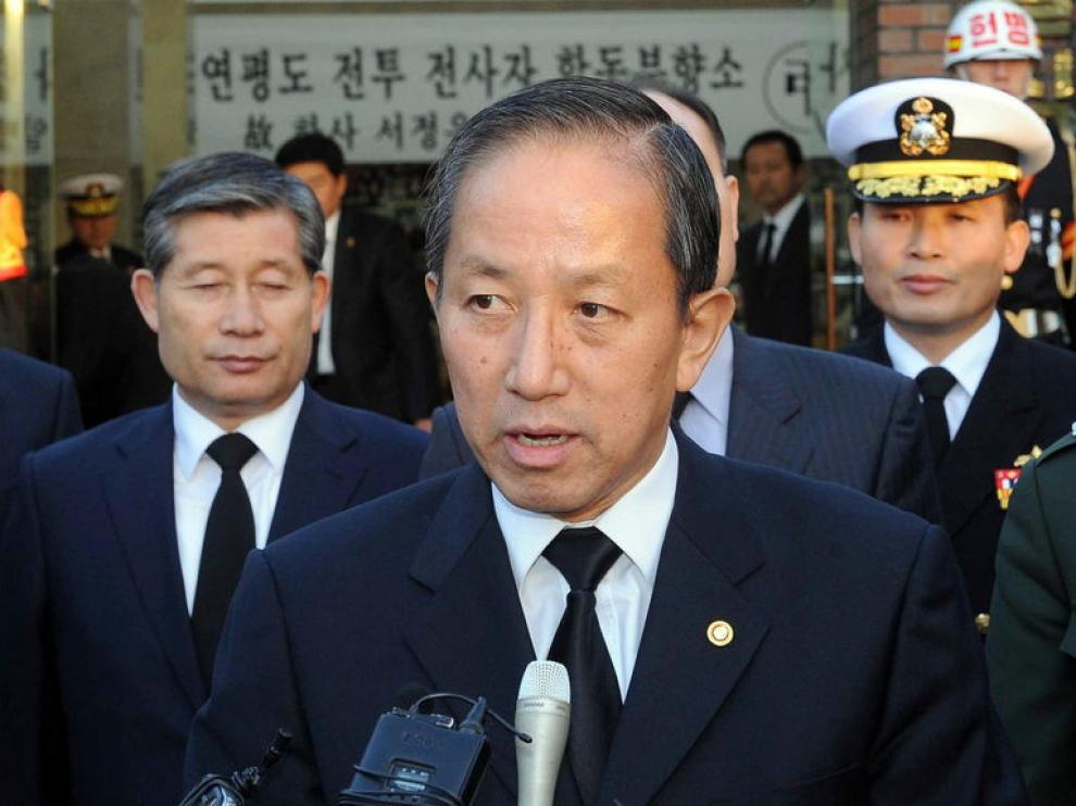 El hasta ahora minitros de Defensa surcoreano, Kim Tae-young