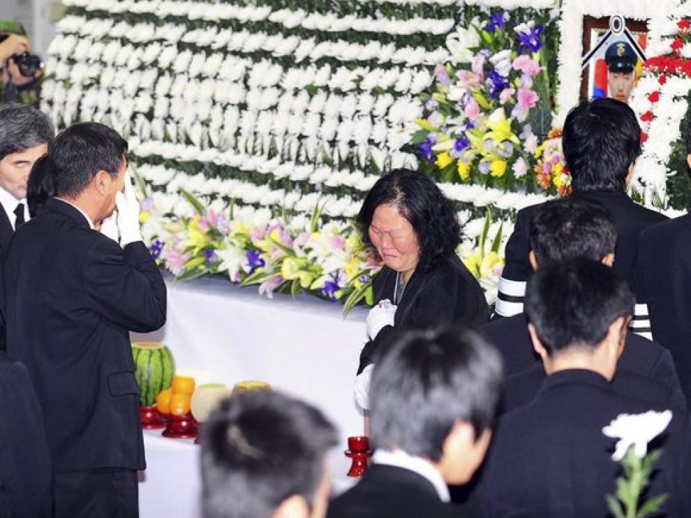 Funeral por las víctimas de los ataques en Seúl