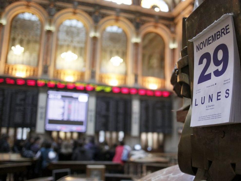 Bolsa de Madrid.