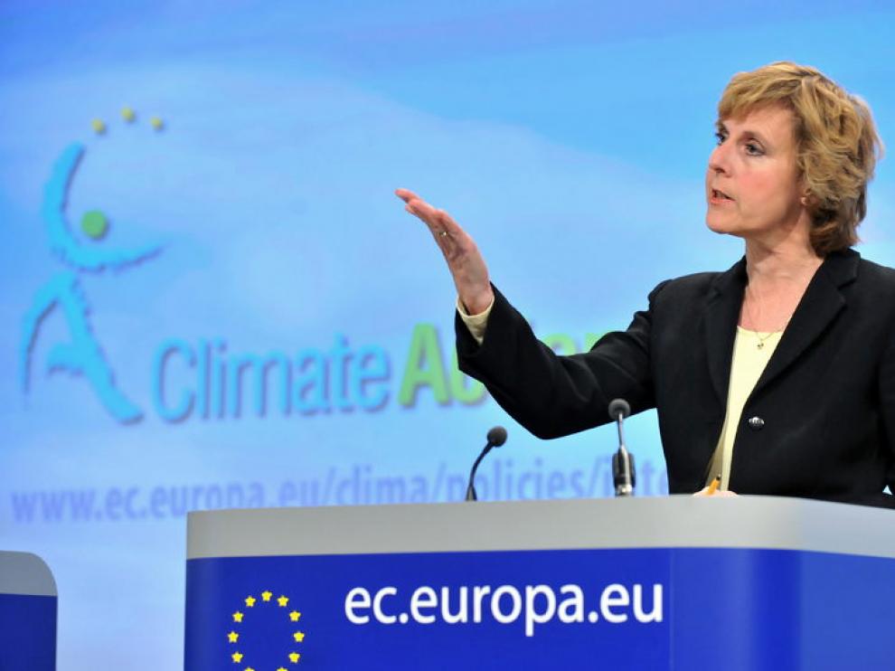 Connie Hedegaard, comisionada europea de Acción por el Clima.