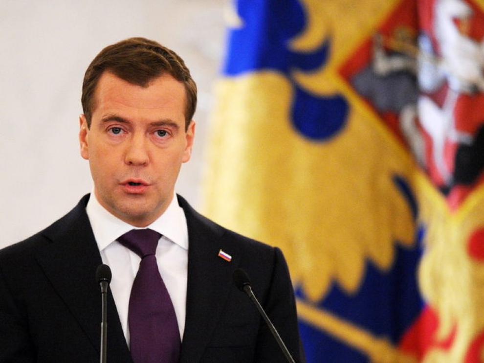 El presidente ruso, Dimitri Medvédev