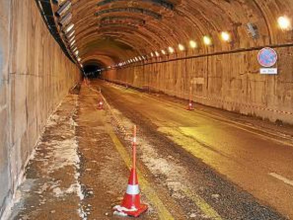 Estado que presenta el interior del túnel tras las obras.