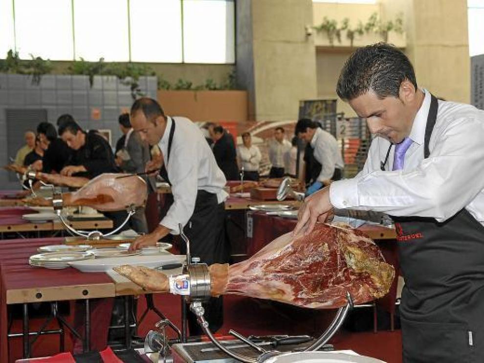 La Feria del Jamón y Alimentos de Calidad -en la foto de archivo-, entre las que se celebrarán en 2011.