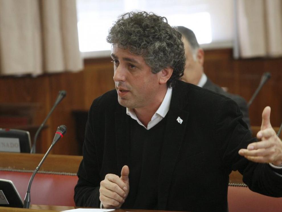 El senador del BNG José Manuel Pérez Bouza