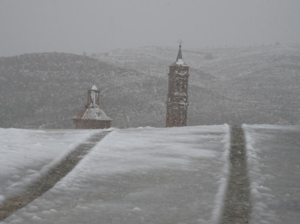 Luis Martin Nebra nos envía esta foto de la nieve en Josa (Teruel)