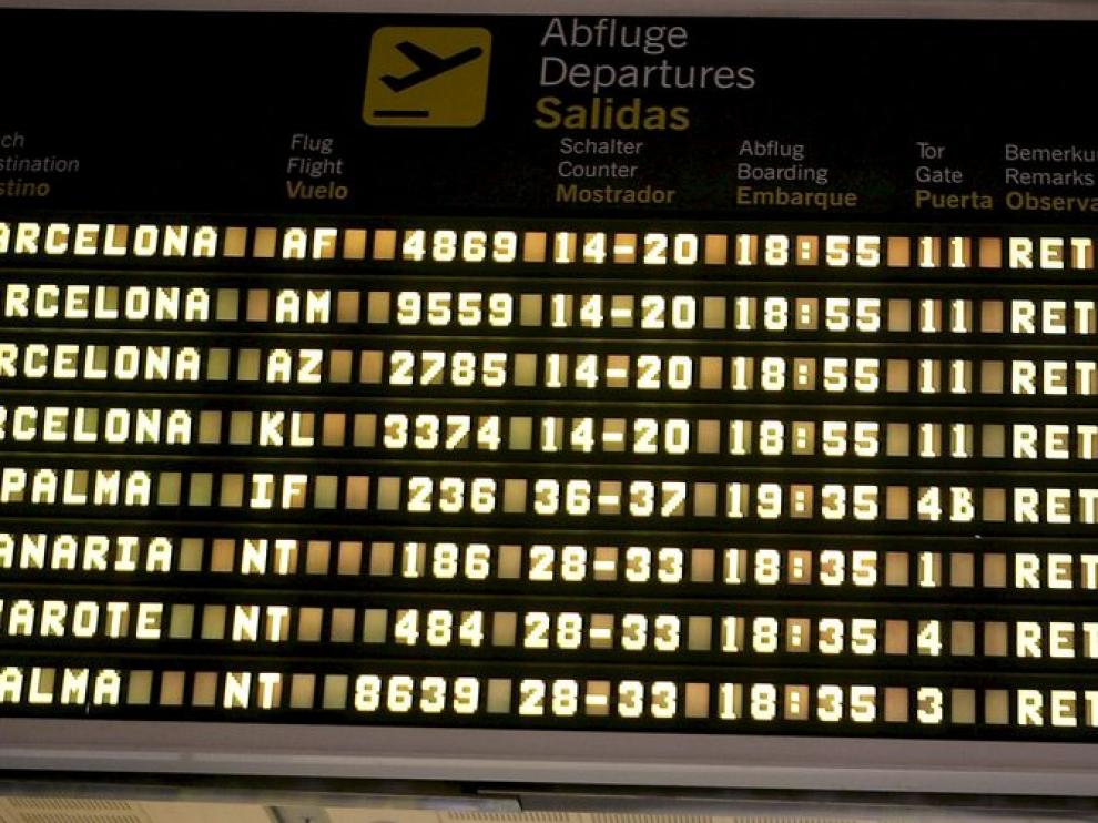 AENA cifra los afectados en 250.000