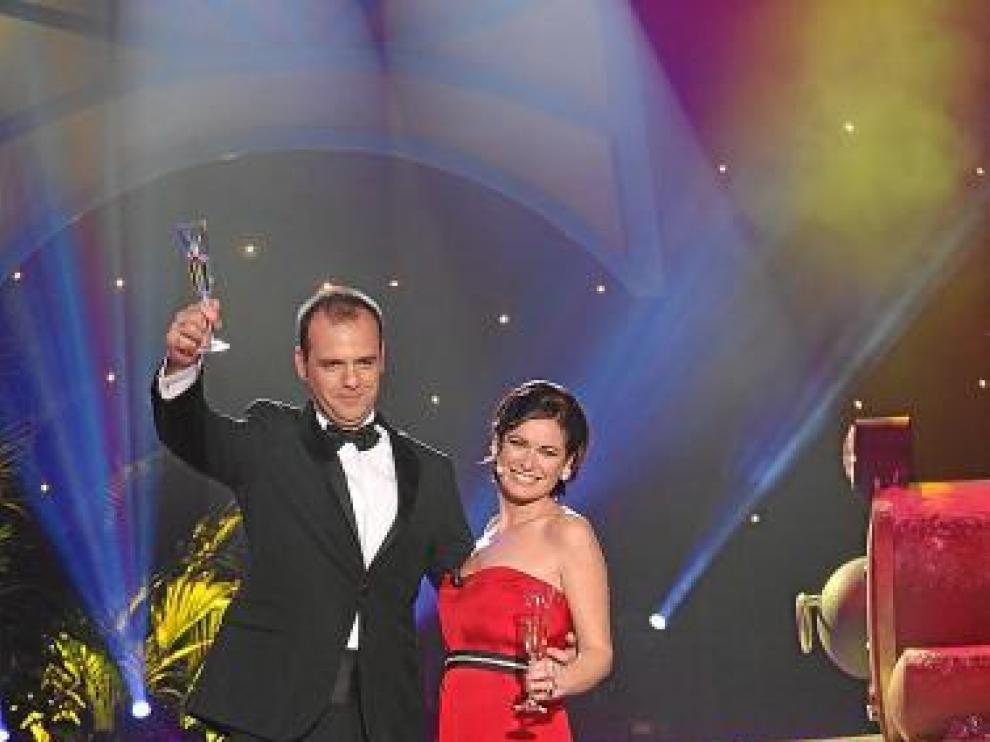 Adriana Abenia y Jesús Nadador darán las campanadas de Fin de Año en Aragón TV