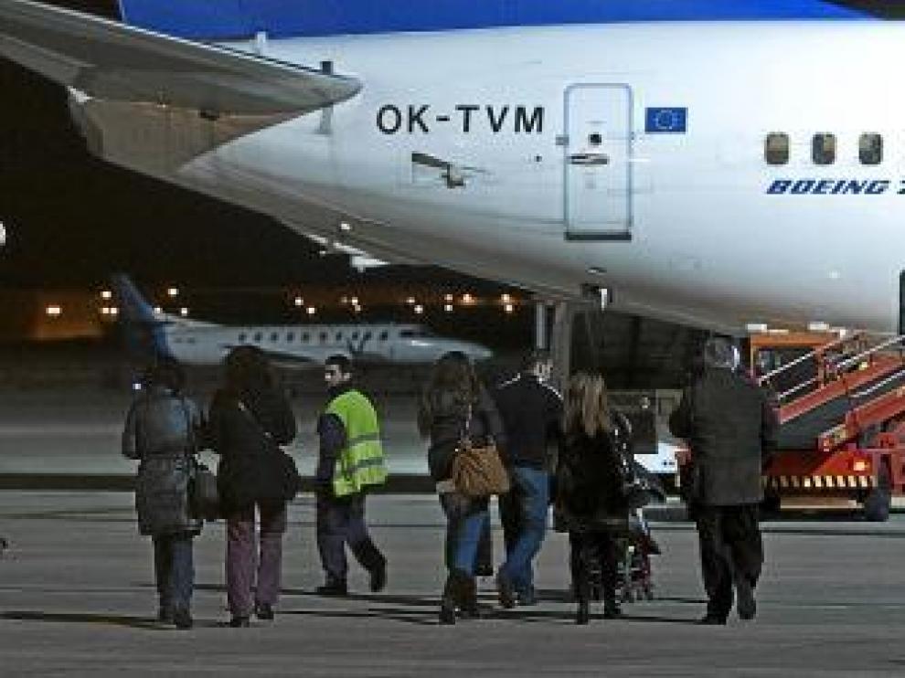 El aeropuerto de Zaragoza vuelve a la normalidad