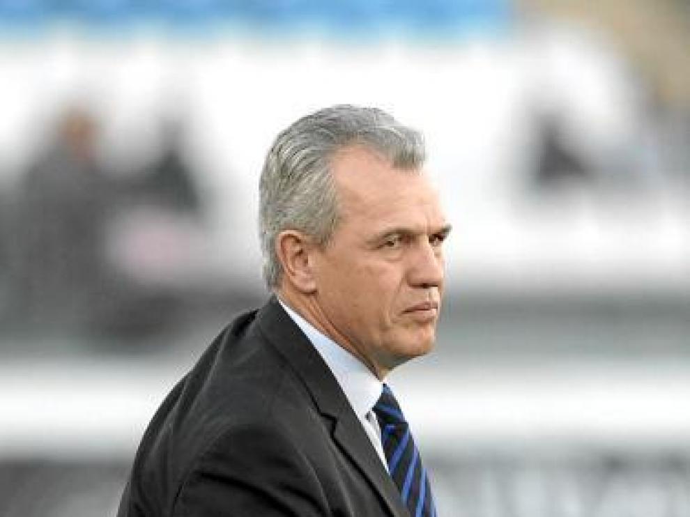 Aguirre, en un momento del partido de ayer.