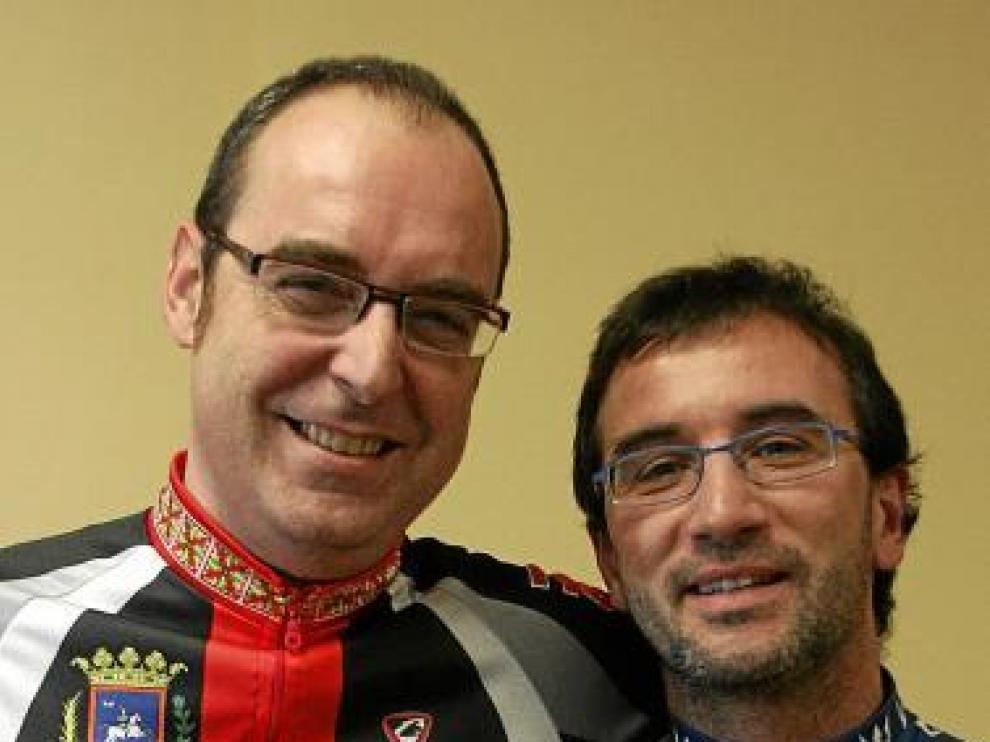 David Melendo y Jesús Bailo esperan el resultado del sorteo.