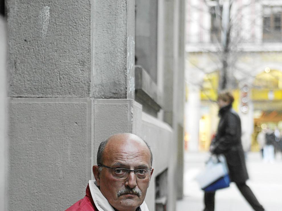 Fernando Artigas, en paro desde marzo de 2010.