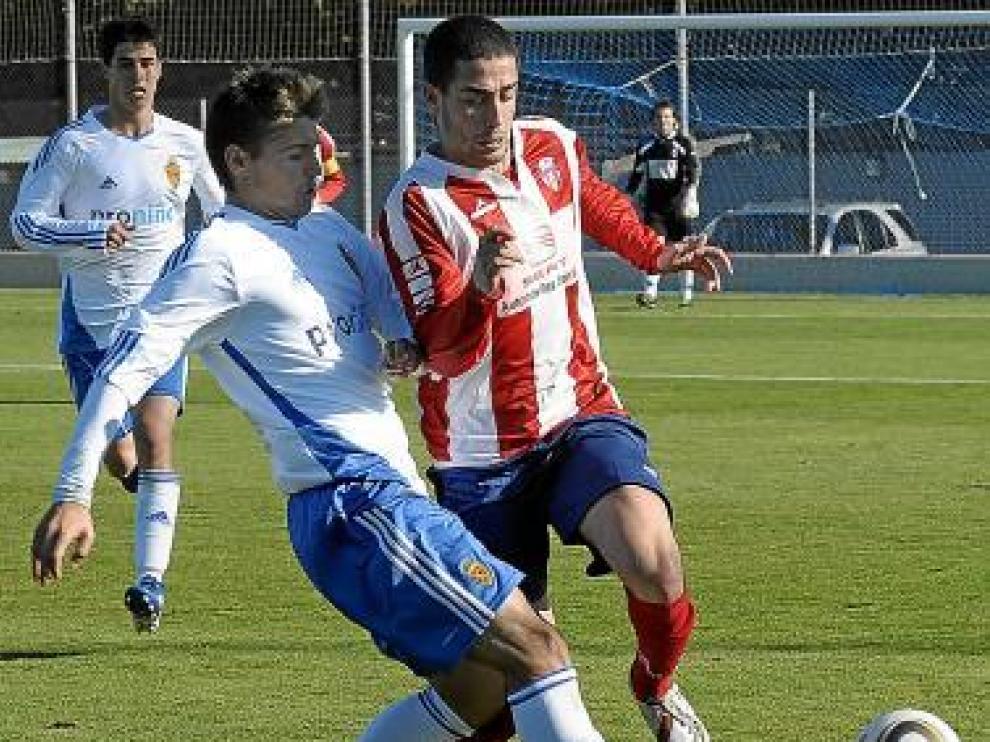 Imagen de un encuentro del Zaragoza B.