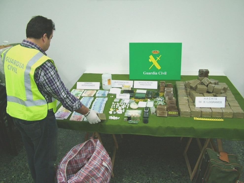 Más de 50 kilos de droga incautados