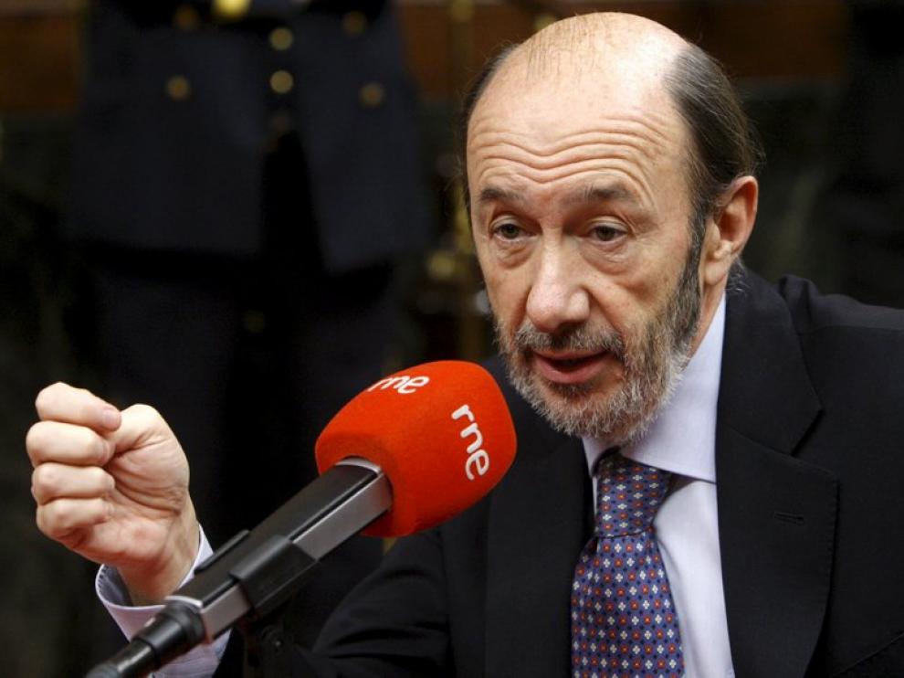 Rubalcaba, en una entrevista radiofónica
