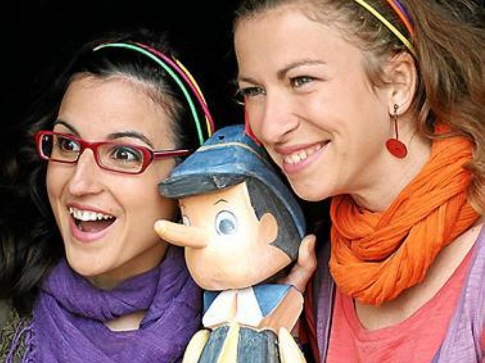 Ana Quílez Ibáñez (Lerenda) y Beatriz Oseira Abril (Menda).