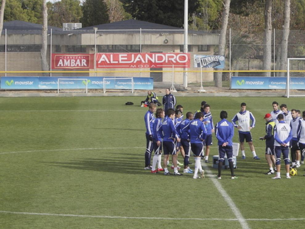 Entrenamiento del Real Zaragoza
