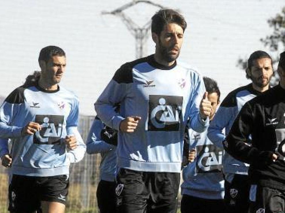 Bauzá trota durante un entrenamiento.
