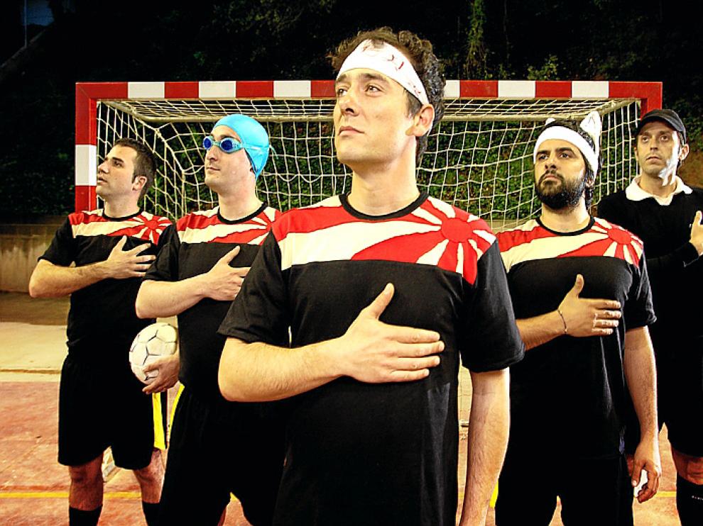 Los miembros del grupo estadounidense Elf Power.