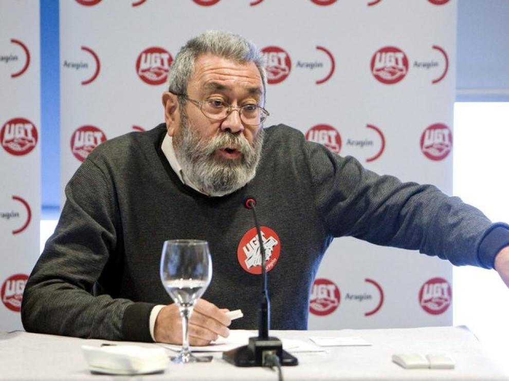 El secretario general de UGT, Cándido Méndez