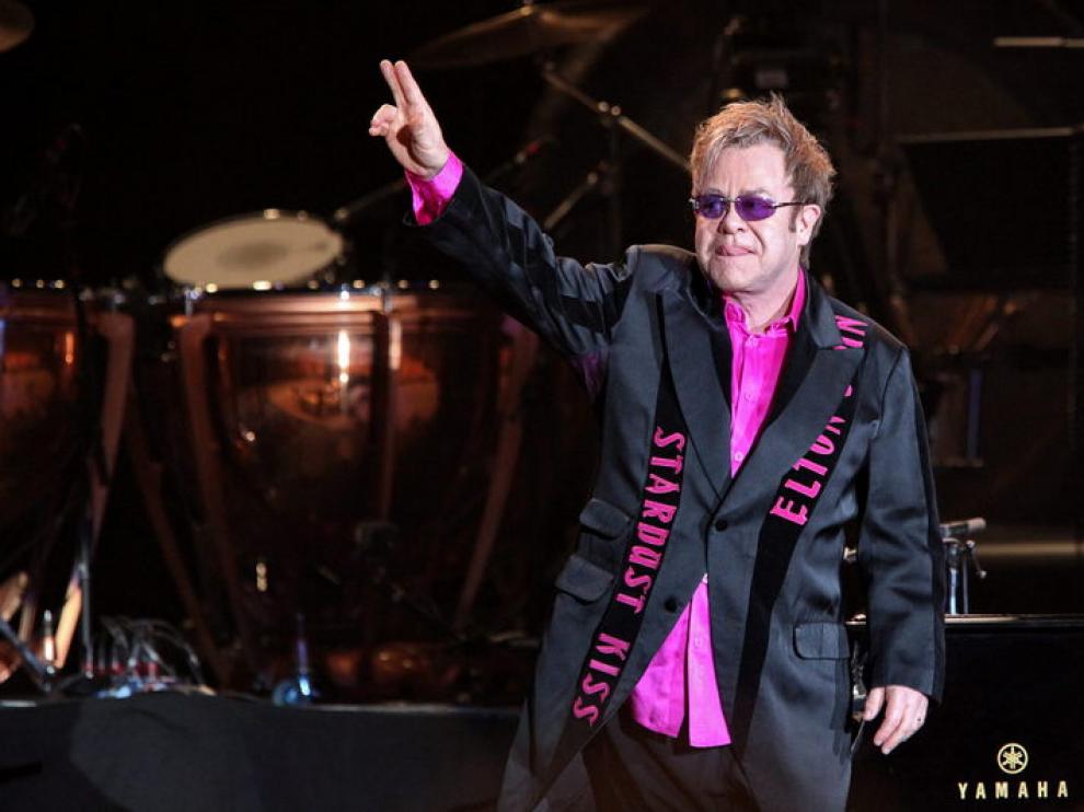 Elton John, el pasado martes, en un concierto en Hamburgo