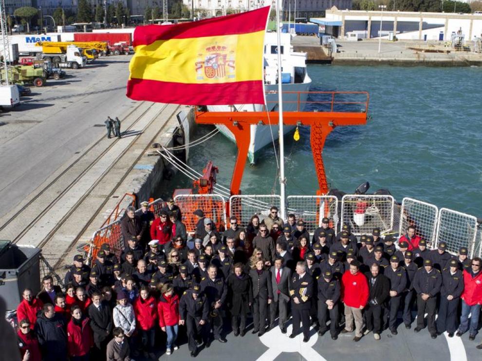 Las ministras Chacón y Garmendia despidieron a la expedición