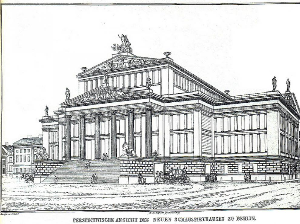 K. F. Schinkel: una visión del Nuevo Teatro de Berlín.