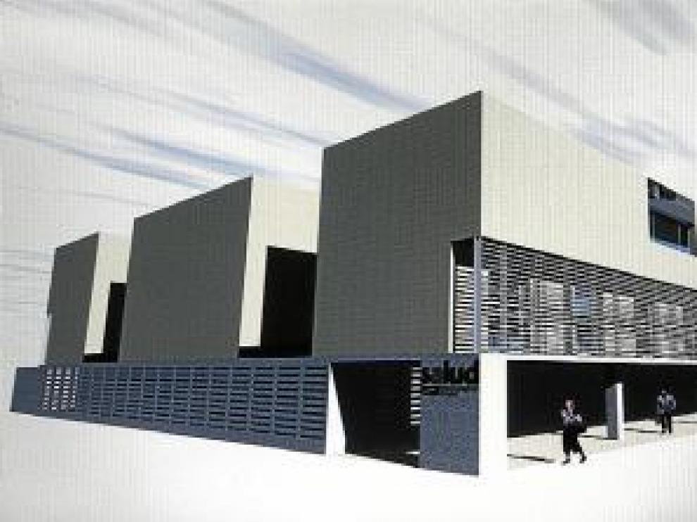 Recreación virtual del nuevo centro de salud.