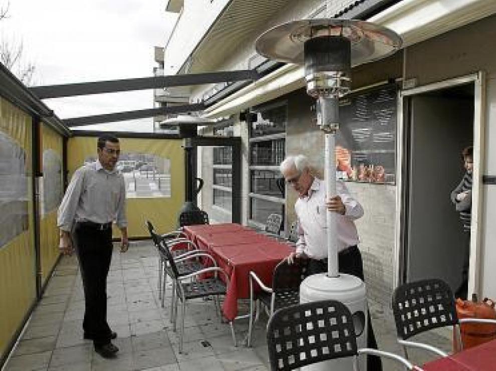 El bar Ágora es uno de los pocos que tiene terraza invernal.