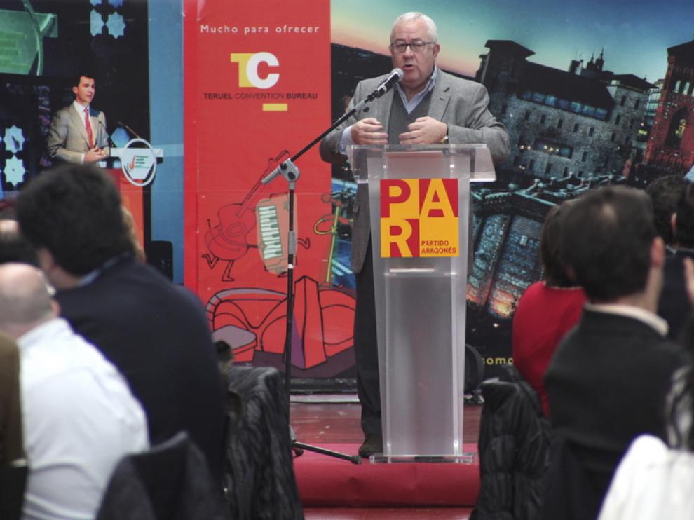 José Ángel Biel durante su discurso.