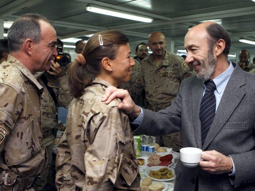 El vicepresidente felicita las Navidades a los soldados desplegados en Afganistán