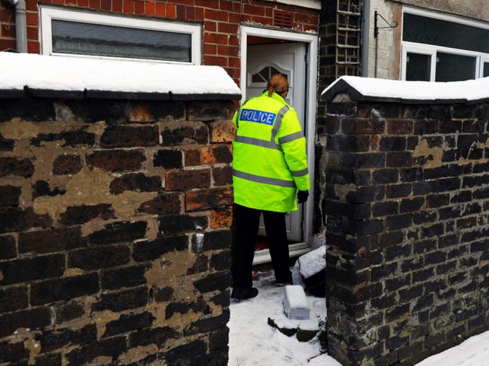 La policía realizó varias detenciones en la localidad inglesa de Stoke-on-Trent.