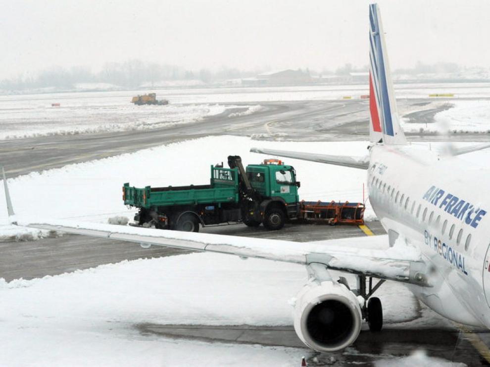 Aeropuerto de Estrasburgo, en Francia.