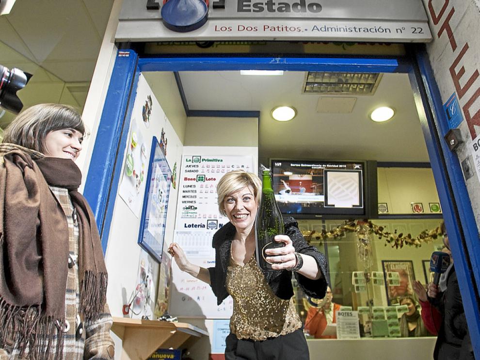 La administración nº 22 de Zaragoza repartió 3 millones de euros del Gordo en 2010