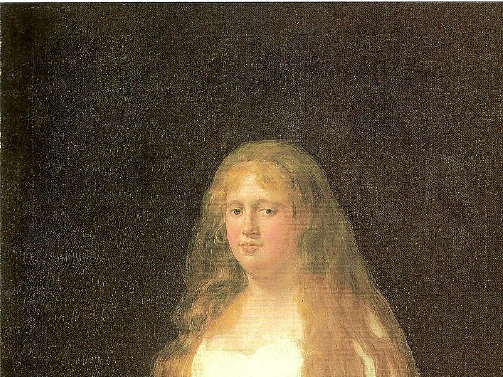 Josefa Castilla de Garcini, en 1804, un cuadro de Goya.